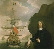 Sir Peter Lely, Peter Pett and the Sovereign of the Seas.